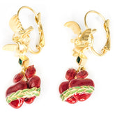 Flaming Heart Earrings - TimeLine Gifts